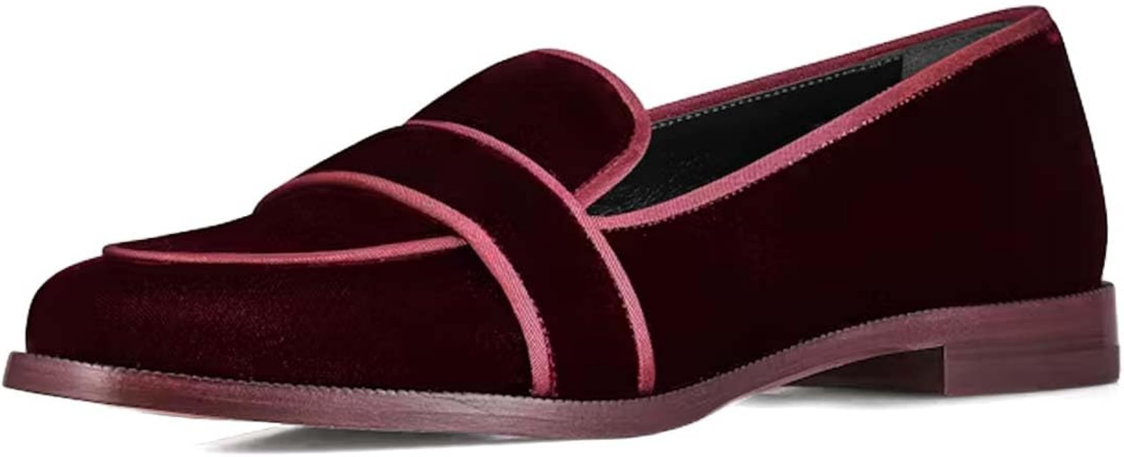 XYD Women's Closed Almond Toe Slip On Moccasins Low Heel Flats Comfy Formal Casual Office Work Dr... | Amazon (US)
