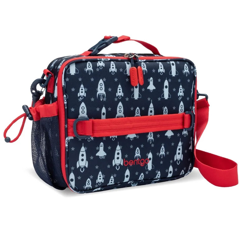 bentgo Kids Insulated Lunch Bag 3-Compartment Rocket (BGPTBAG-RKT) | Walmart (US)