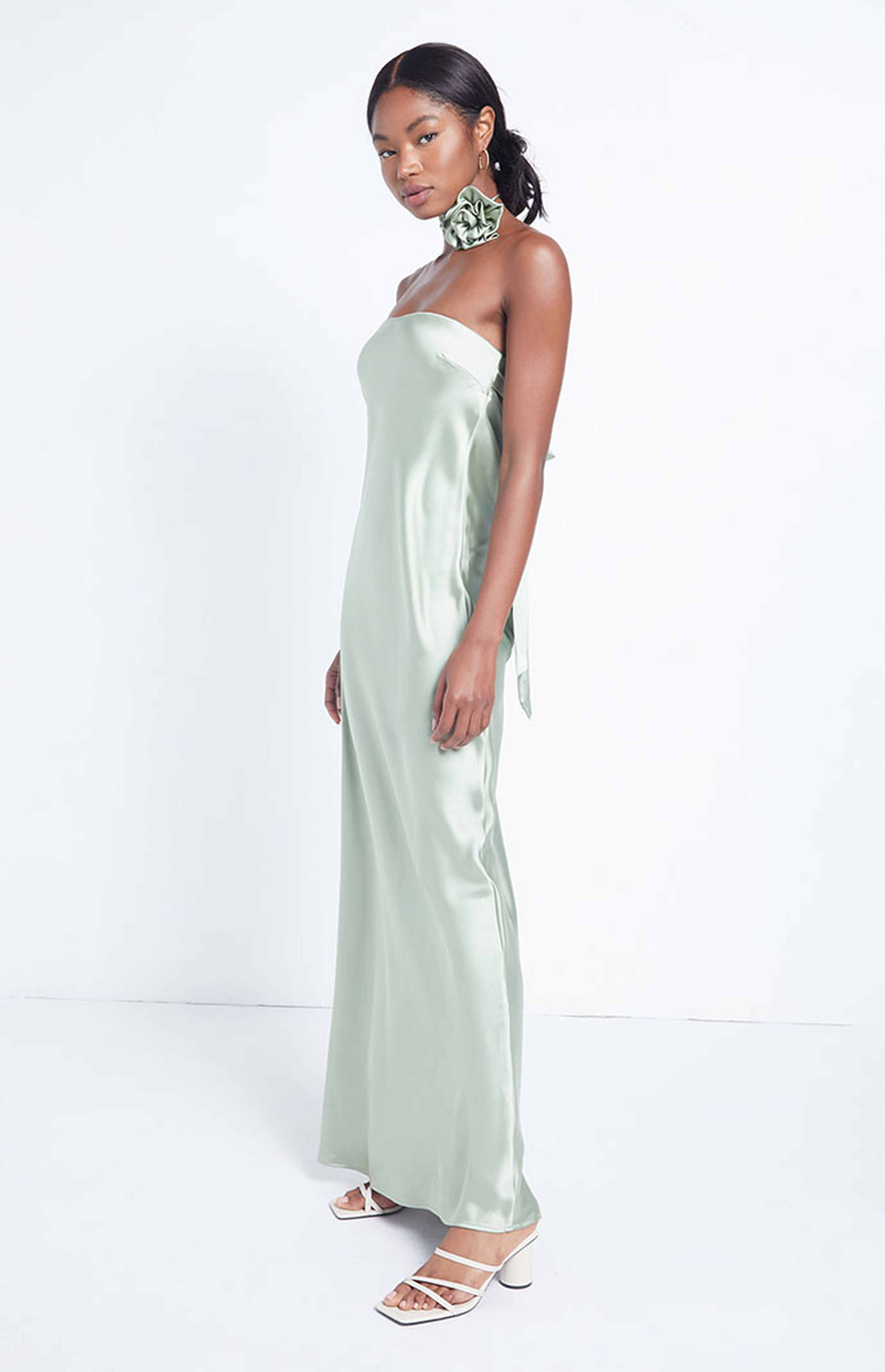 WEWOREWHAT Strapless Silky Maxi Dress | PacSun