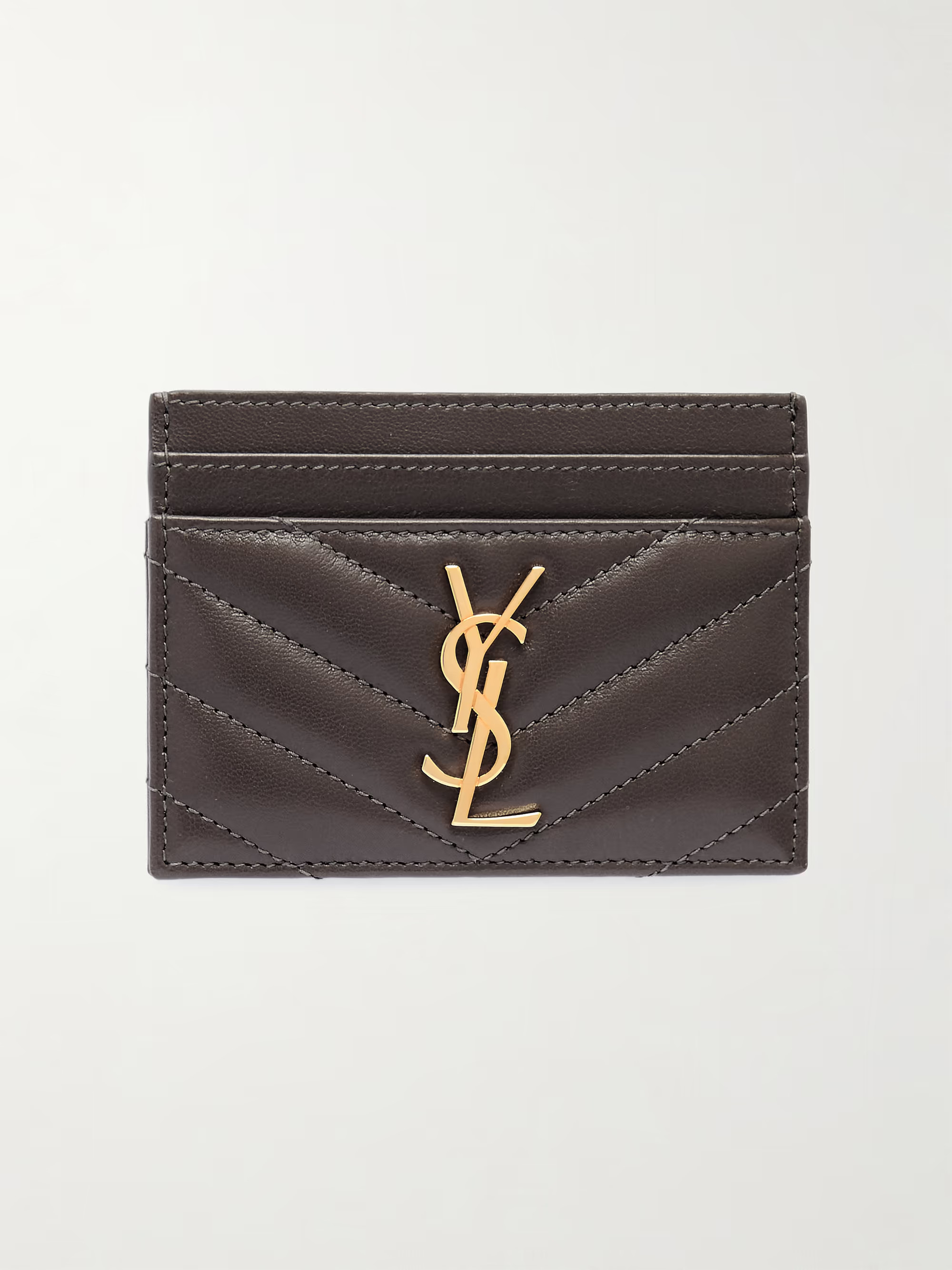 Cassandre matelassé leather cardholder | NET-A-PORTER (US)