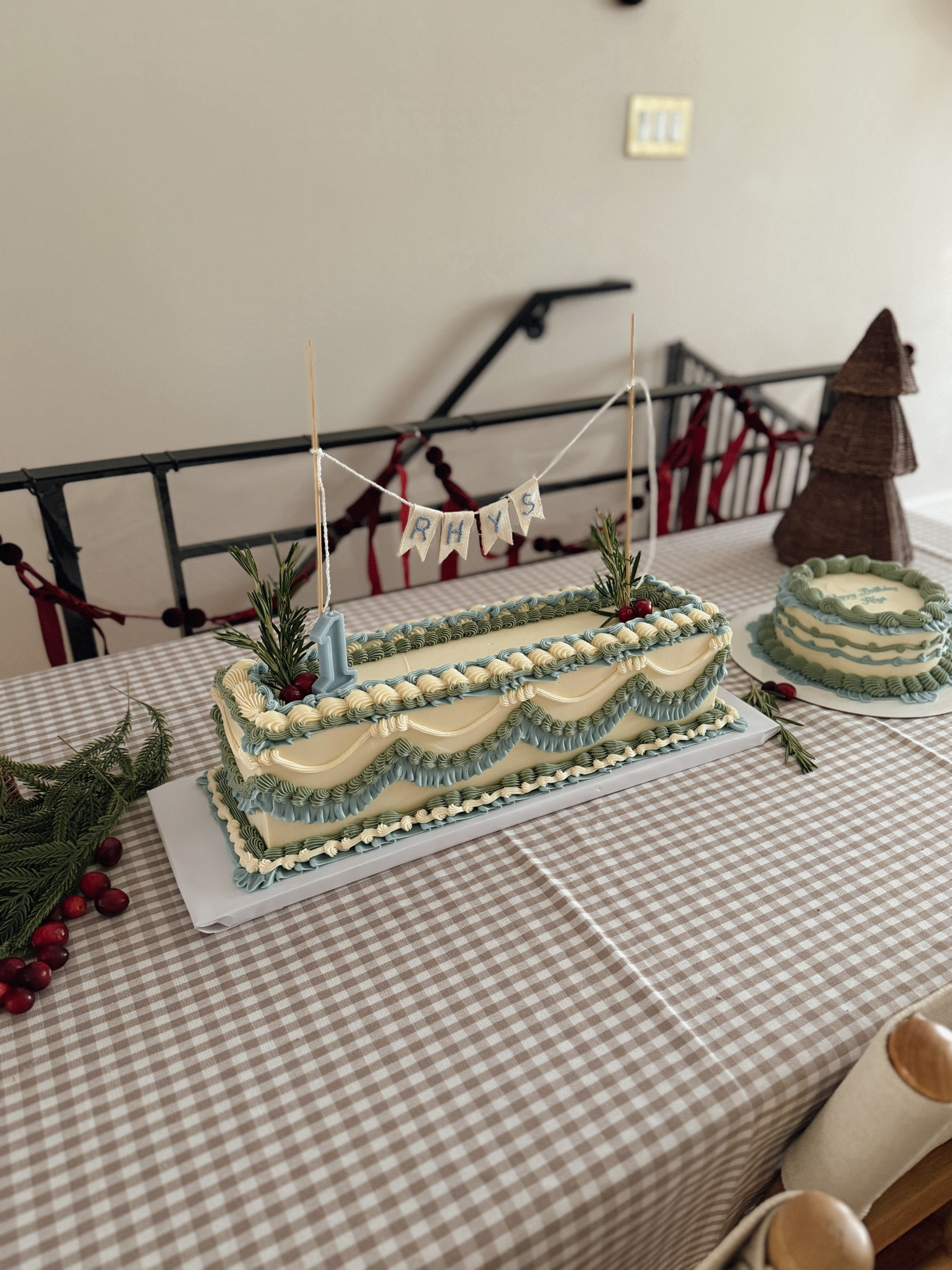 I LOVED the cake we had made by the cake vault in Philadelphia for my sons first birthday party! I had the name sign for the cake custom made and ordered the candle as well! The gingham table cloth was the perfect touch for the dessert table. 

#LTKHoliday #LTKBaby