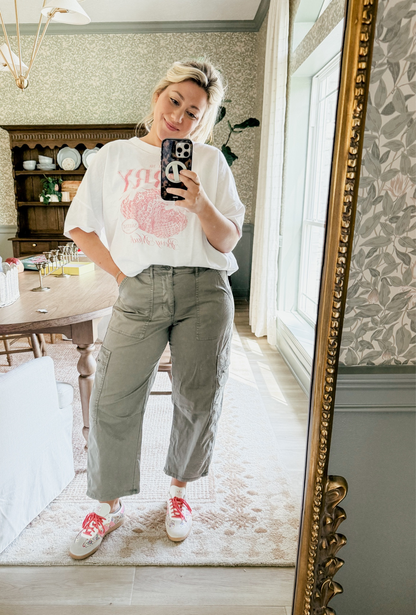 OOTD! Softest t shirt and comfy pants! 

THEBLOOMINGNEST ootd aerie target adidas tennis shoes 

#LTKStyleTip #LTKSeasonal #LTKShoeCrush