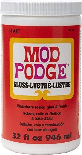 Mod Podge CS11203 Waterbase Sealer, Glue & Decoupage Finish, 32 oz, Gloss | Amazon (US)