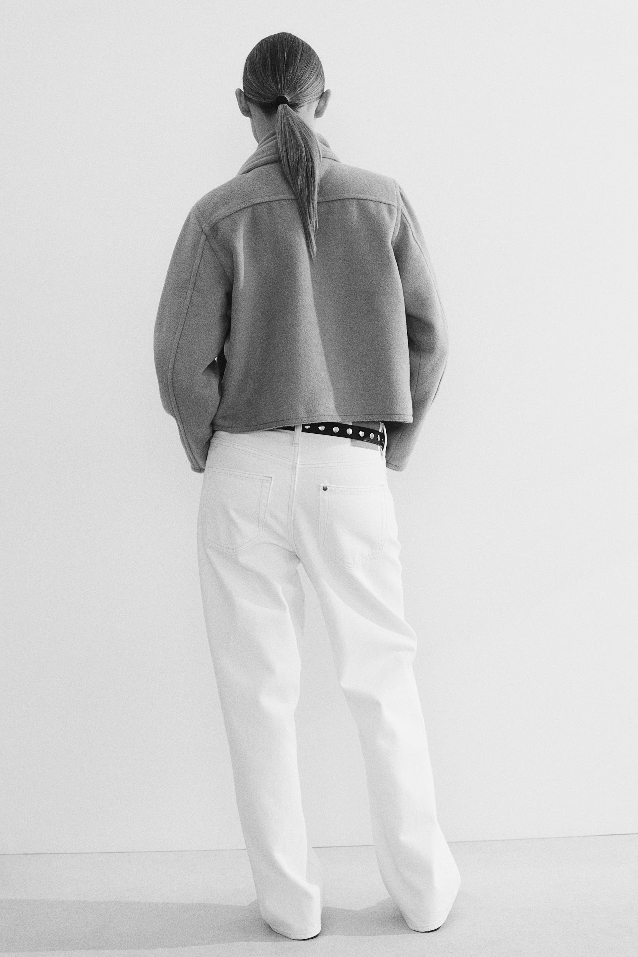 Felted Jacket with Scarf | H&M (US + CA)