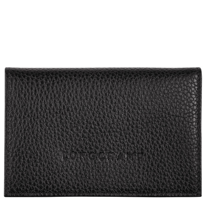 Card holder Le Foulonné Black (L3243021001) | Longchamp US | Longchamp