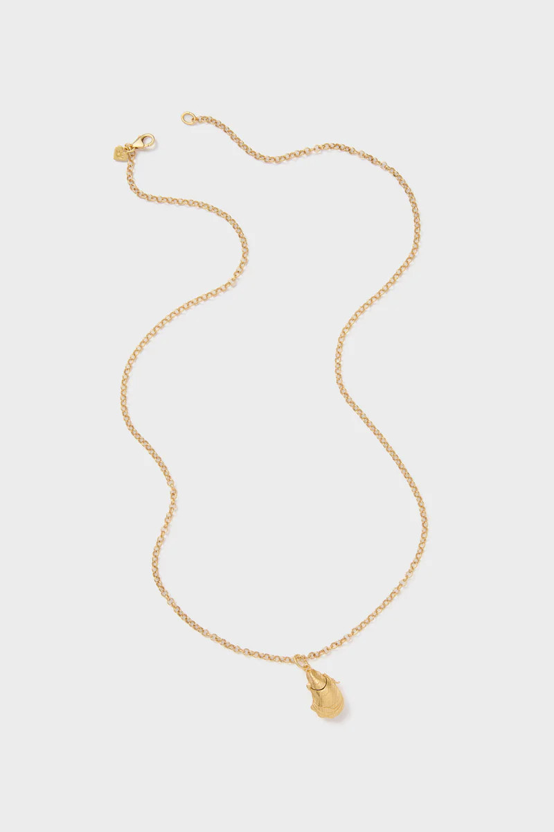 Gold Oyster Vesta Case 26" Necklace | Tuckernuck (US)