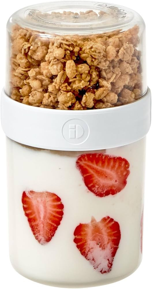 iDesign Recycled Plastic Medium Stack n’ Snack Cabinet and Pantry Storage Canister – 3.66” ... | Amazon (US)