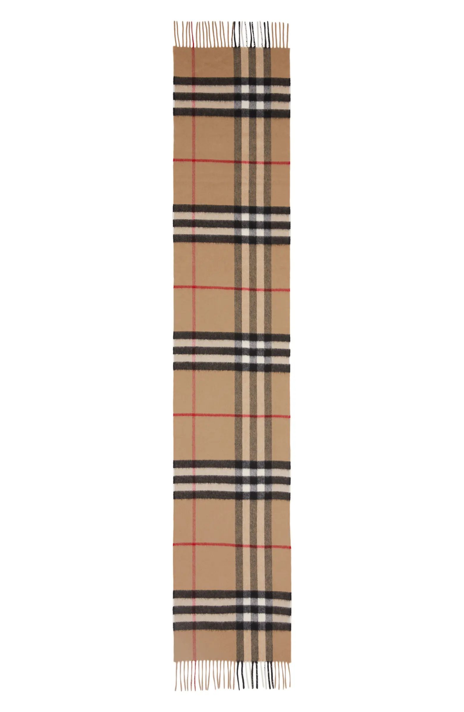 Burberry Giant Icon Check Cashmere Scarf | Nordstrom | Nordstrom