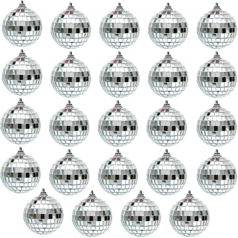 10 PCS Christmas Ornaments Mini Disco Ball Party Decorations - Mini Christmas Ball Ornaments, Dis... | Walmart (US)