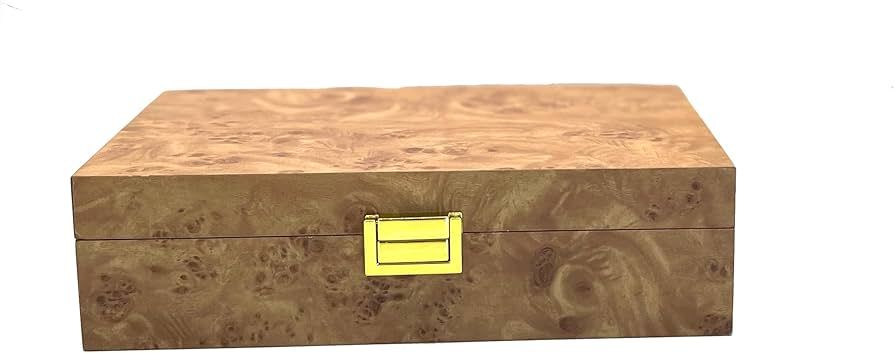 Cruiser’s Caché | Burl Wood Design Boxes | Fully LIned | (Large) | Amazon (US)