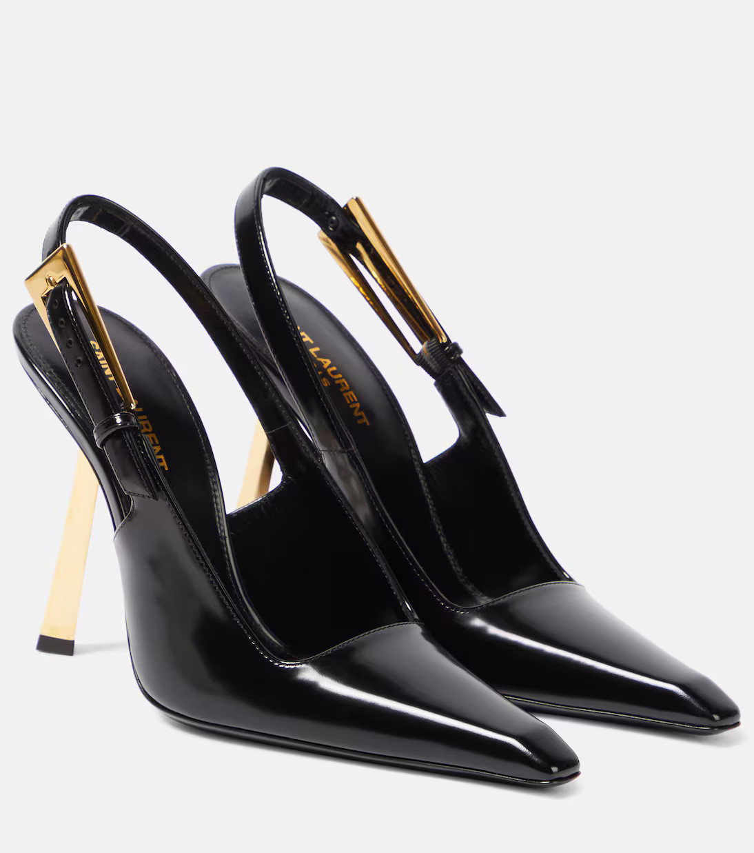 Lee 110 leather slingback pumps | Mytheresa (UK)