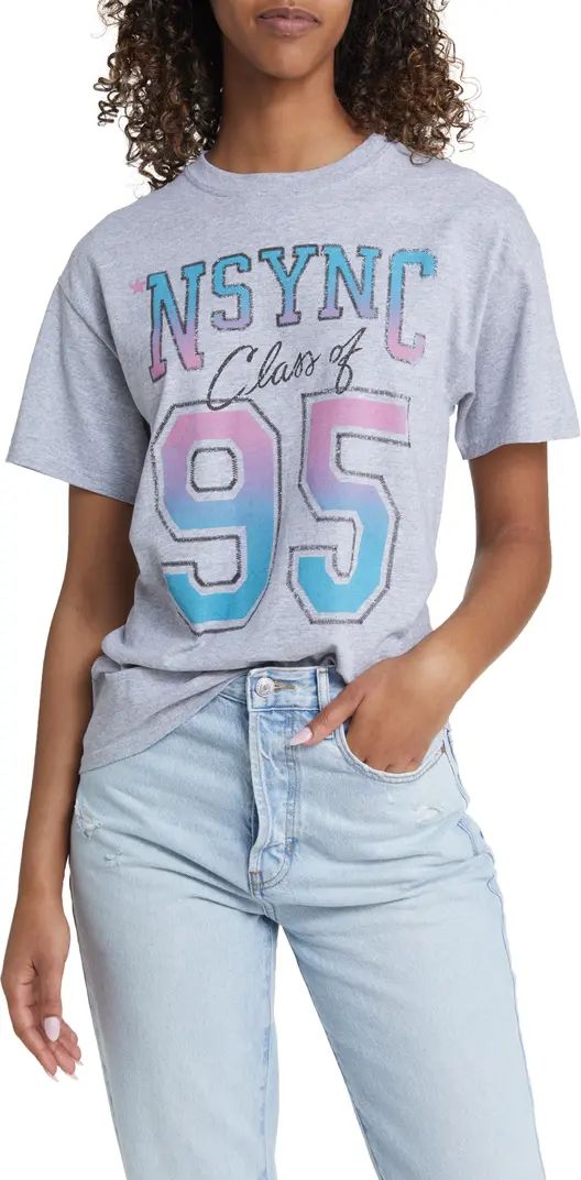 Vinyl Icons NSYNC Varsity Cotton Graphic T-Shirt | Nordstromrack | Nordstrom Rack