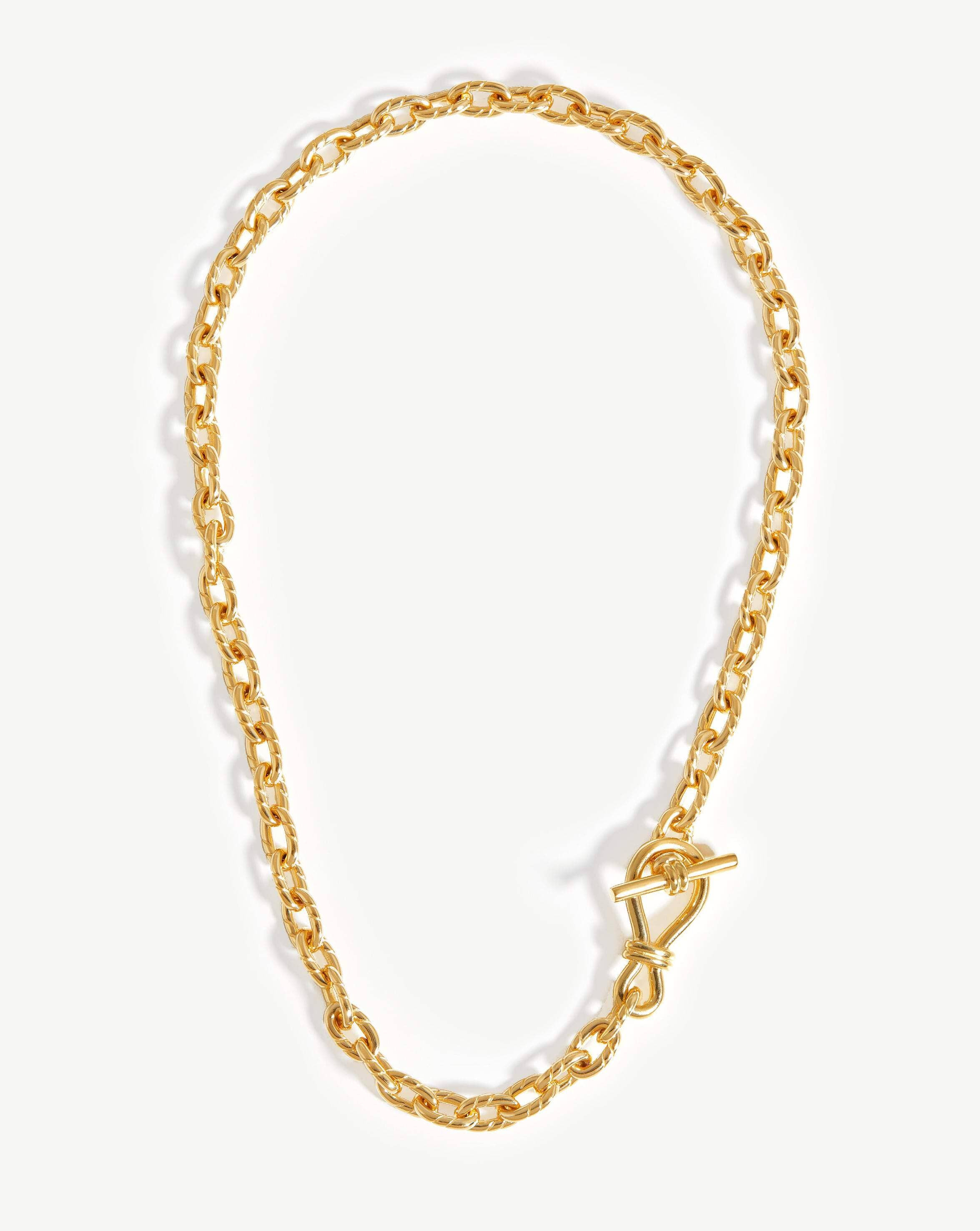Twisted Link T-Bar Chain Necklace | Missoma UK