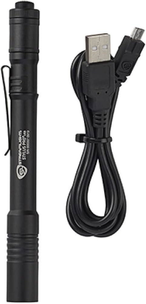 Streamlight 66134 Stylus Pro USB 350-Lumen Rechargeable LED Pen Light with USB Cord & Nylon Holst... | Amazon (US)