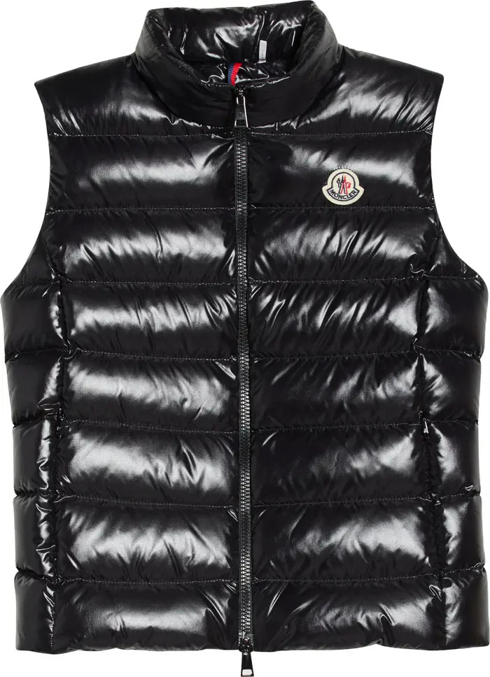Ghany Nylon Laqué Down Puffer Vest | Nordstrom