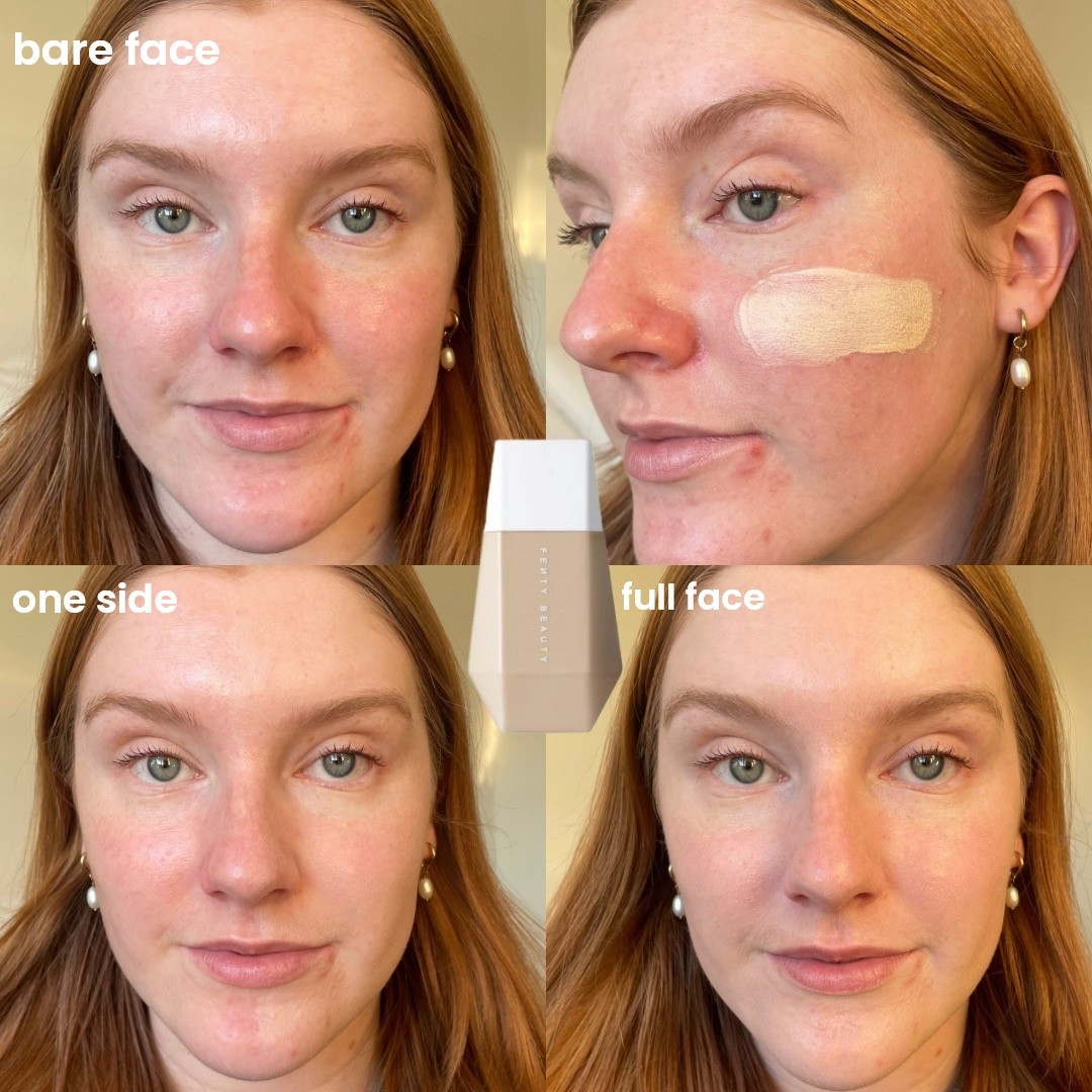 One of the best shade ranges around, Fenty Beauty skin tint considers undertone as well as shade (I wear 1 Light) 

#LTKuk #LTKbeauty #LTKwinter