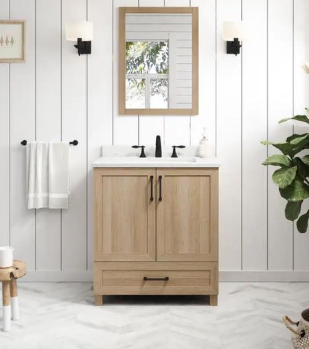 Our bathroom vanity 

#LTKhome