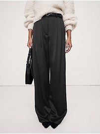 High-Rise Wide-Leg Wool Pant | Banana Republic (US)