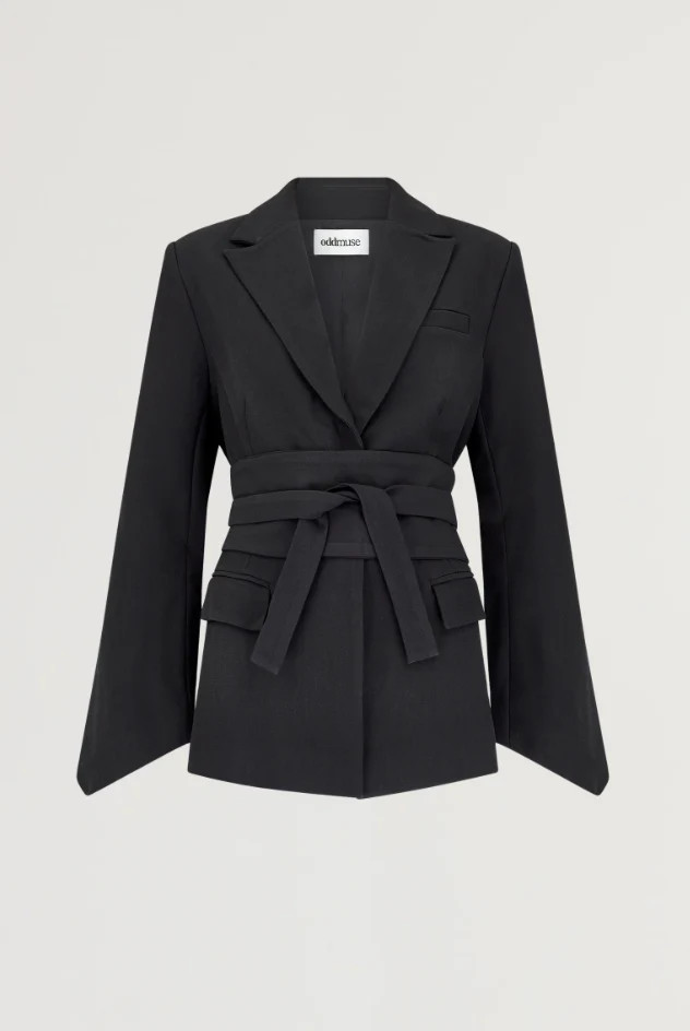 Belted Blazer | Odd Muse