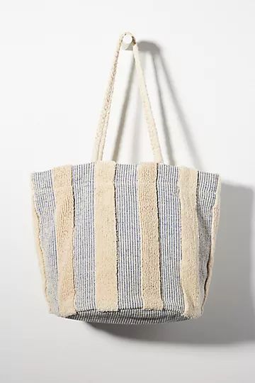 Tufted Striped Tote | Anthropologie (US)
