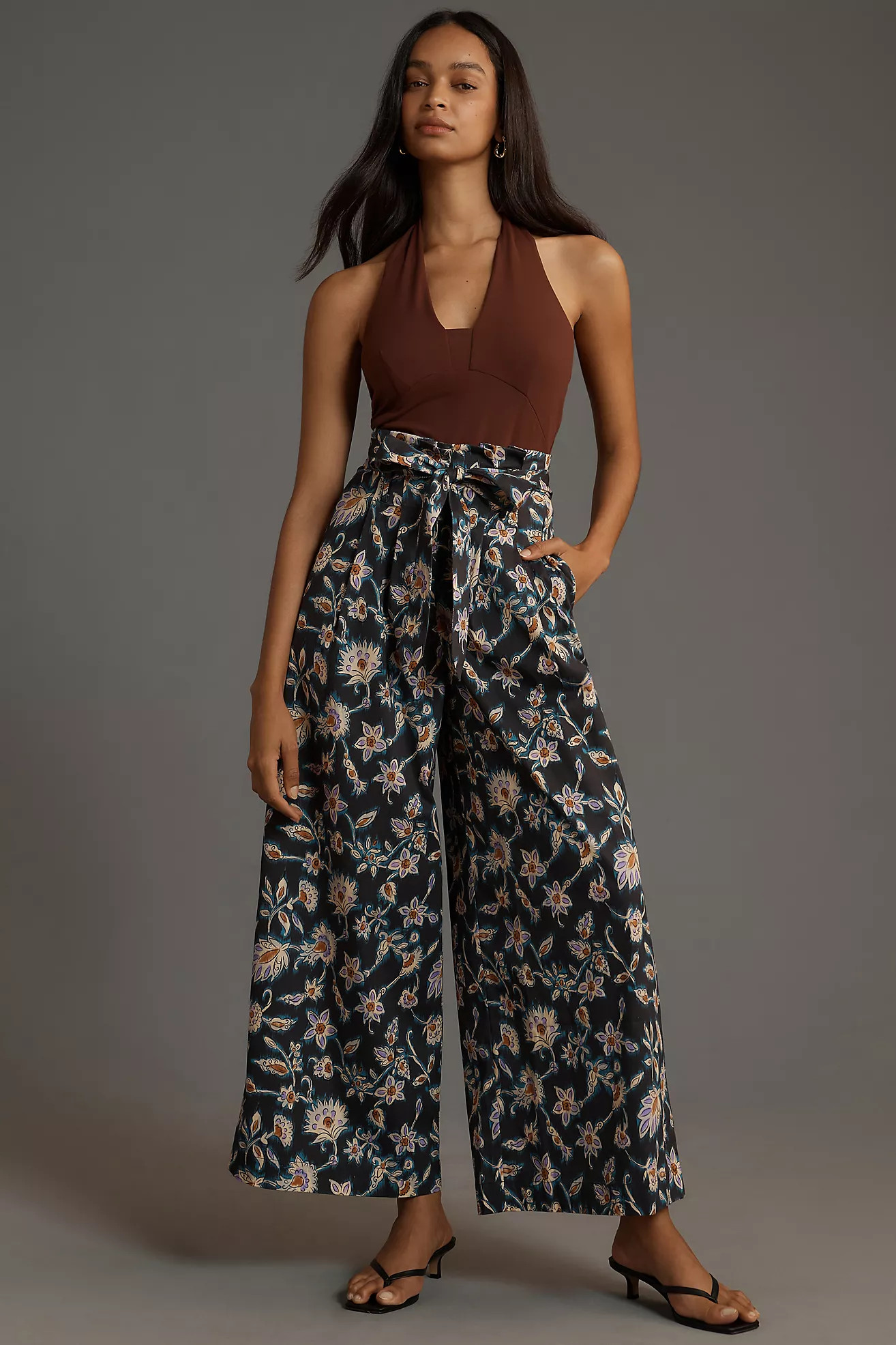 Corey Lynn Calter Belted Wide-Leg Pants | Anthropologie (US)
