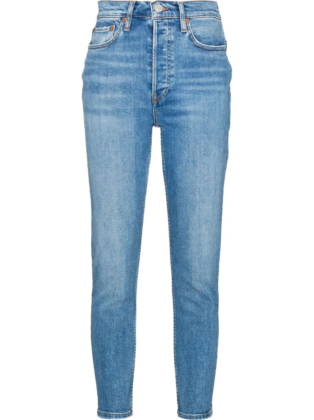90s high-rise skinny jeans | Farfetch Global