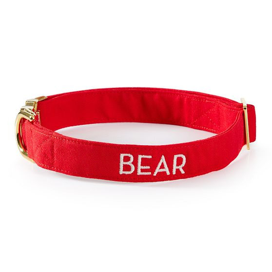 The Foggy Dog Collar, Medium, Ruby | Mark and Graham