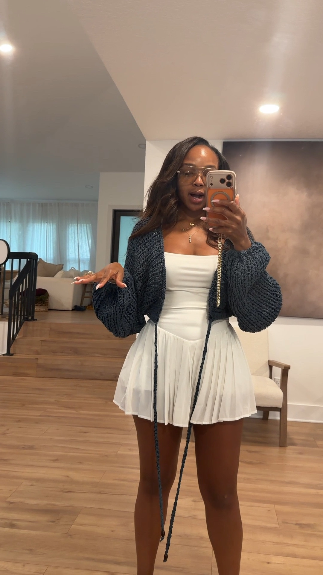 SPORTY FALL BUT MAKE IT CUTE 🤍

The easiest off-duty outfit when you want to be comfy but still look put together. A pleated mini, fitted tank, chunky knit cardigan + sneakers is perfect for errands, casual weekends, travel or grabbing lunch.

fall outfits women over 50, fall fashion hauls, fall outfits, fall fashion, casual fall outfits, fall outfit inspo, sporty chic outfits, pleated skirt outfit, cardigan outfit, sneaker outfit, weekend outfits, casual chic style, everyday fall style

Wearing: Size Small/4 | 5’4” | 140 lbs | 34D-27-40

📲 Download the FREE LTK app & follow me (@kirasfashionfinds) to shop the look.

#LTKPetite #LTKFall
