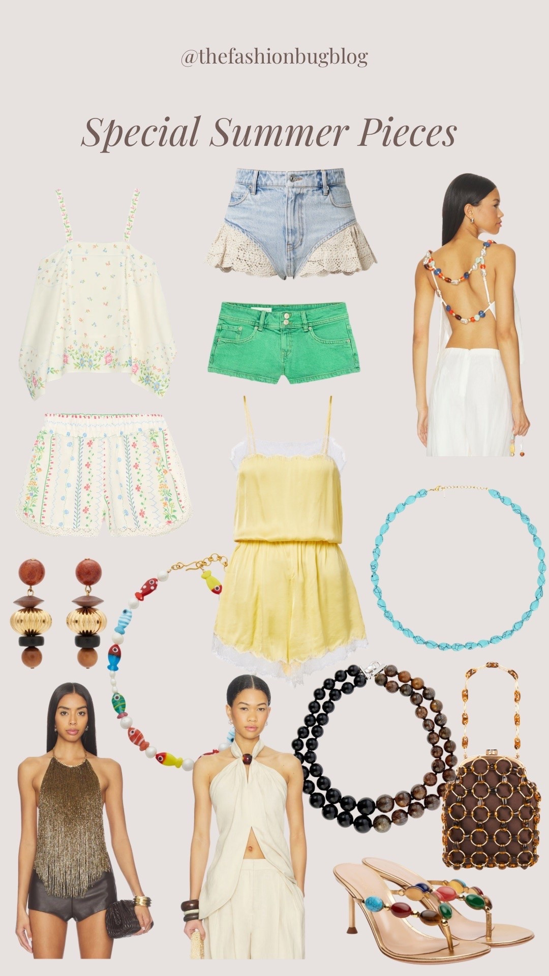 Beaded summer tops fun summer style
