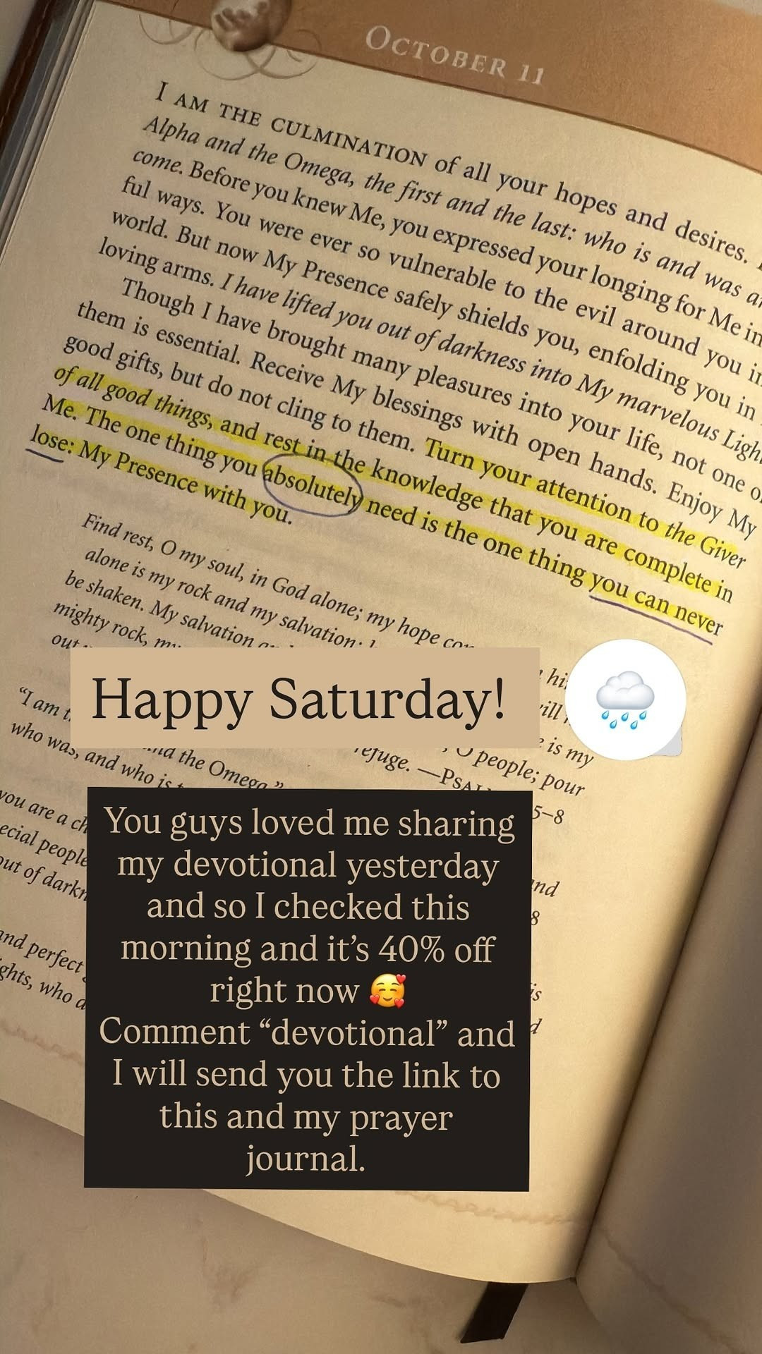 One of my favorite devotional books  ❤️ 

 