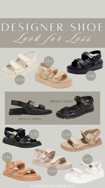 Designer shoe look for less!

Dad shoes, sandals, strappy sandals, beach shoes, summer shoes

#LTKStyleTip #LTKSeasonal #LTKFindsUnder100