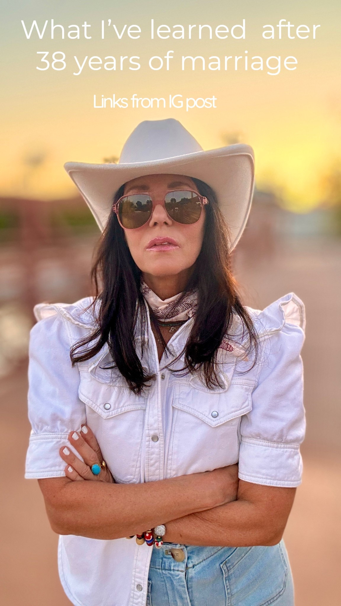 Links to the Instagram post on 4/24 
My best marriage top after 38 years revealed 

#LTKFindsUnder100 #LTKTravel #LTKWedding