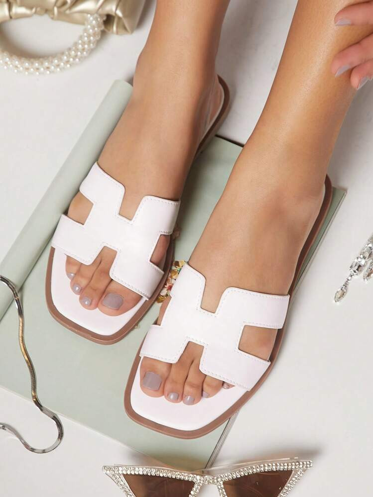 SHUZIA Women's Fashionable Flat Sandals Holiday Vacay Vibe For And Summer Shoes Spring Shoes Spring Break Easter | SHEIN