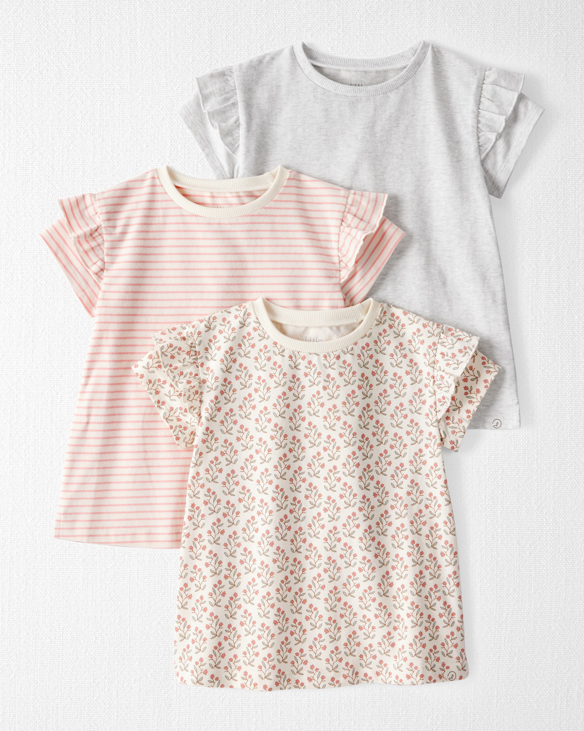 Toddler 3-Pack Organic Cotton Tees | Carter's Inc