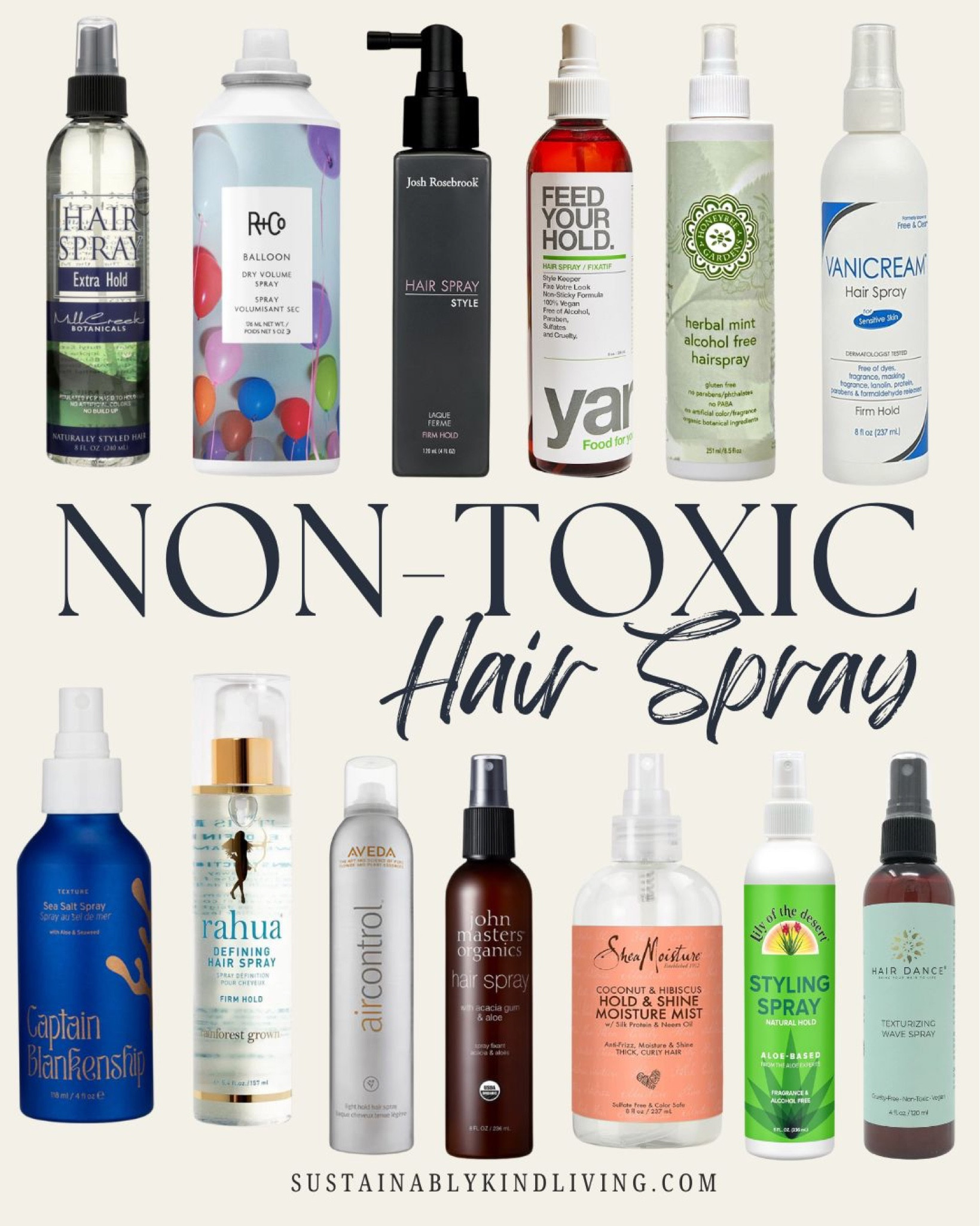 Non toxic hair spray options! 👱🏼‍♀️Best non toxic hair spray, non toxic hair spray brands, chemical free hair spray 

#LTKBeauty