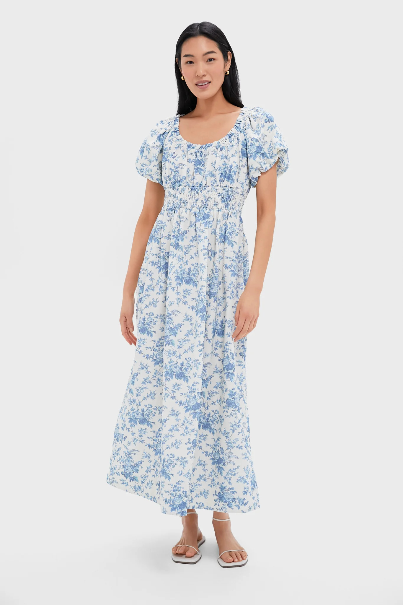 Forget Me Not Floral Adria Dress | Tuckernuck (US)