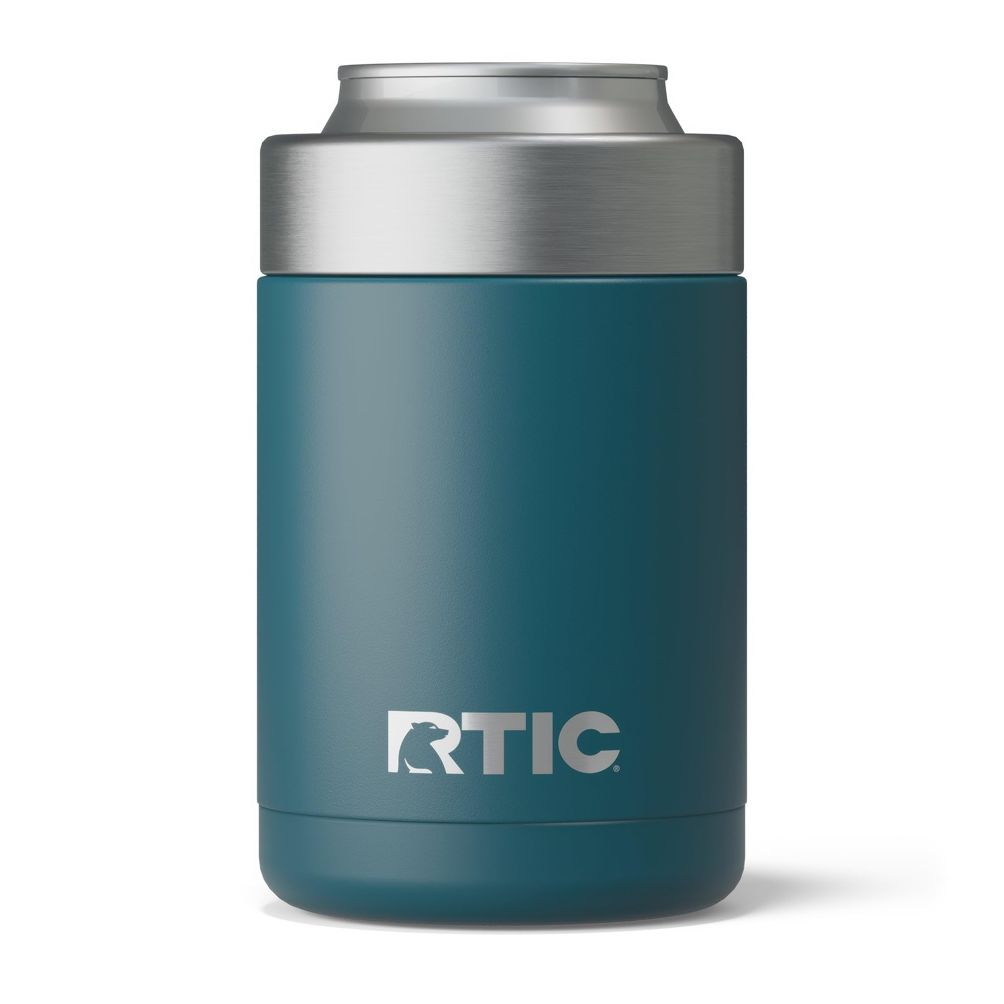 RTIC Can Cooler Insulated, Beer, Beverage, Soda Can Cooler with Lid, Stainless Steel Metal, Doubl... | Amazon (US)