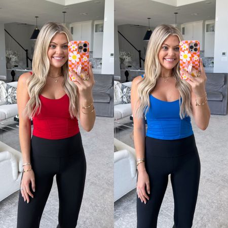 I love these workout cropped cami’s to pair with leggings at the gym or for running errands!

@freepeople #fpmovement #freepeople 
Free people movement, activewear, workout outfits, athleisure, mom outfit 

#LTKunder100 #LTKstyletip #LTKFind