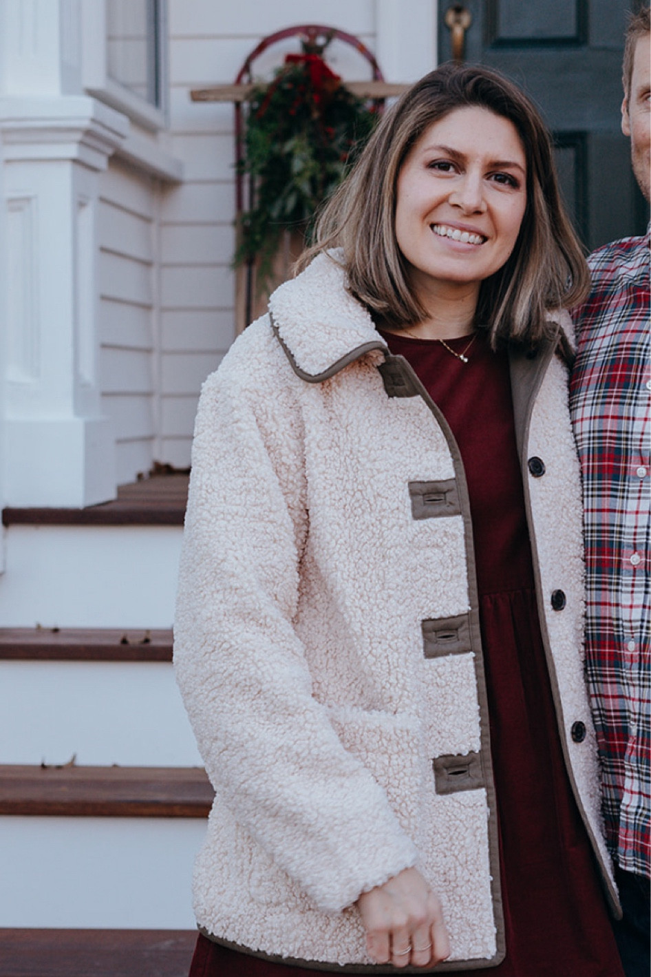 Loving this cozy @jcrew coat. It’s the perfect combination of casual with a pretty silky lining. So easy to throw on with any outfit and a great way to avoid all the dark colors we usually wear in winter. 50% off today!

#LTKstyletip #LTKHoliday #LTKCyberWeek