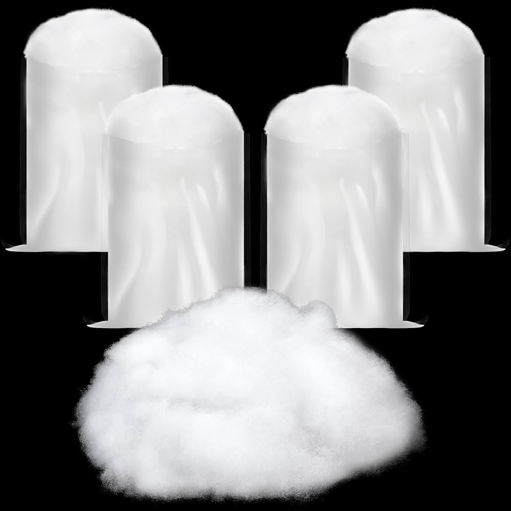 4 Bags Snow Fluffy Decoration Artificial Snow Faux Snow Christmas Snow Blanket Artificial Fake Sn... | Amazon (US)