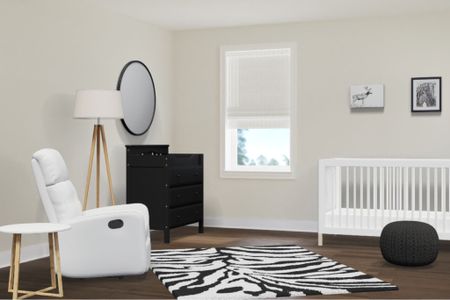 Beautiful nursery in black and white tones with an animal theme. 

#LTKbump #LTKFind #LTKhome