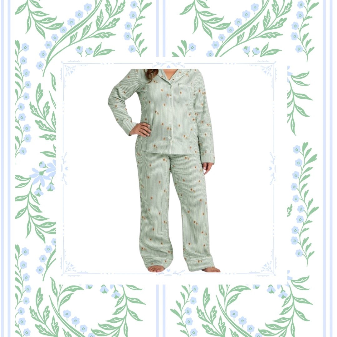 These Christmas pajamas for the whole family are so cute! I love the classic green stripe! 

#LTKFindsUnder50 #LTKSeasonal #LTKFamily