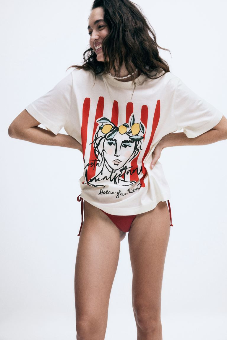 Print-motif T-shirt | H&M (UK, MY, IN, SG, PH, TW, HK)