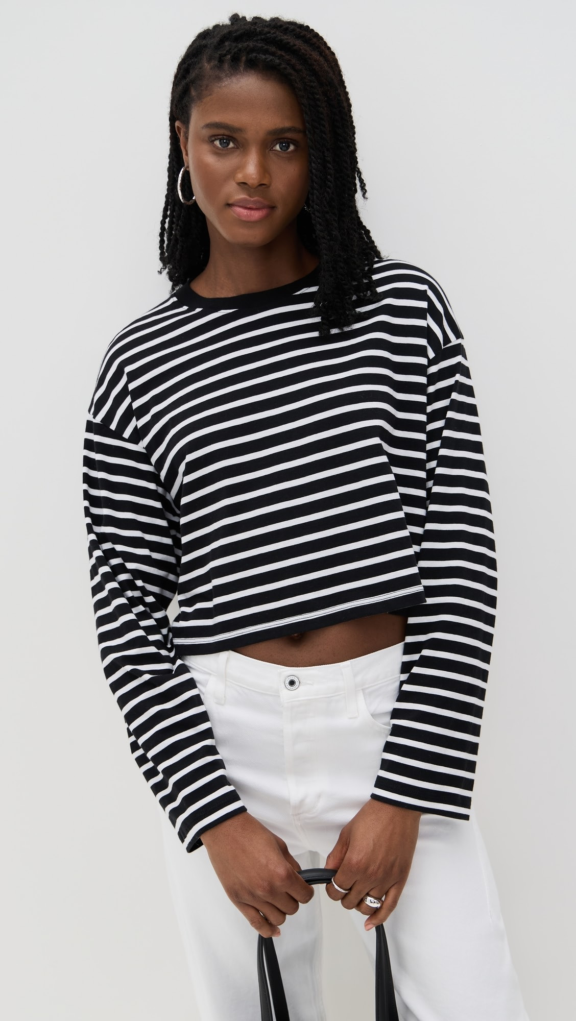 ATM Anthony Thomas Melillo Stripe Classic Boxy Tee | Shopbop | Shopbop