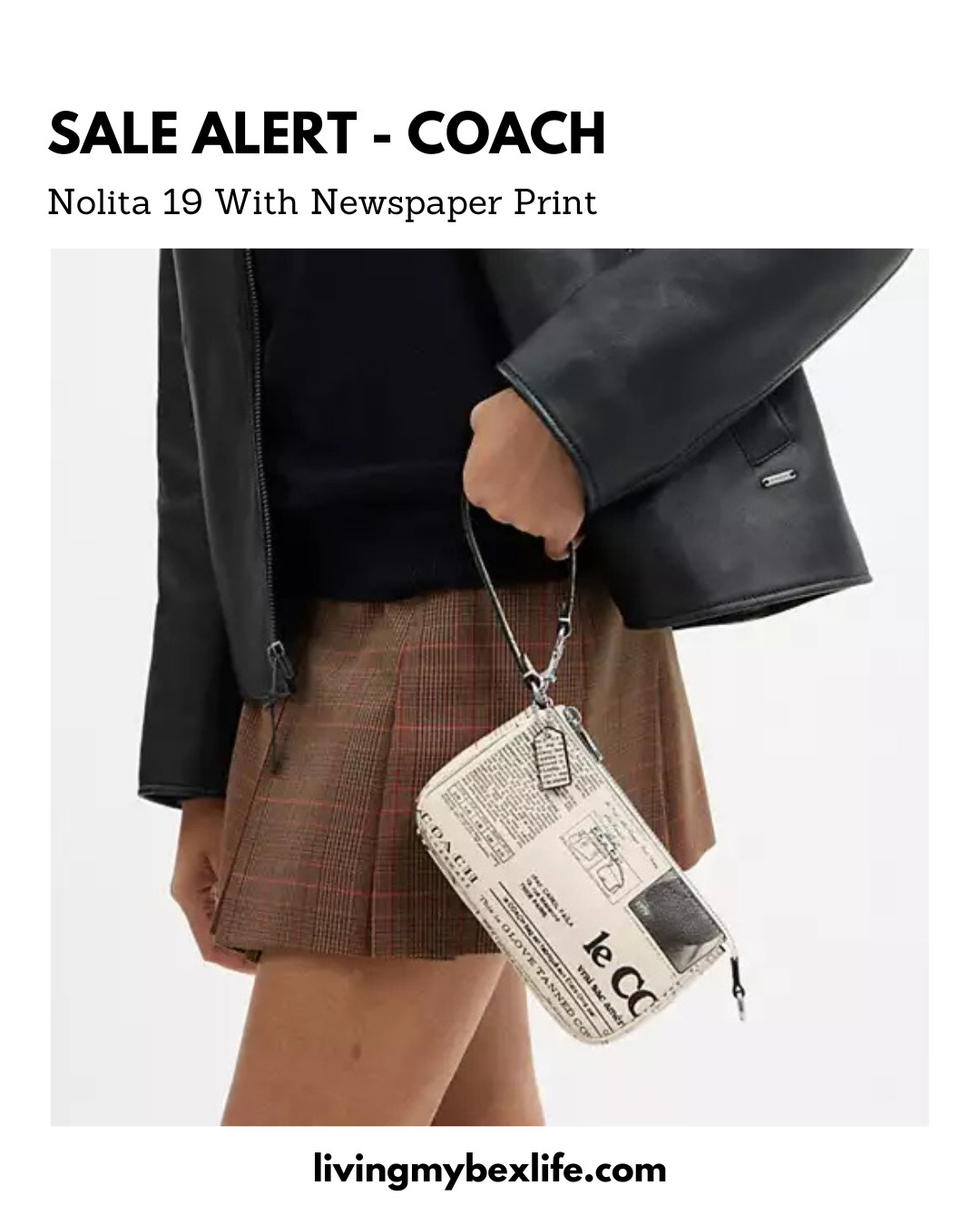 Coach sale alert! 60% off the Nolita 19 With Newspaper Print | luxury handbag, luxury purse, coach purse, wristlet, coach kisslock, coach outlet 

 #LTKootd #LTKU #LTKSaleAlert