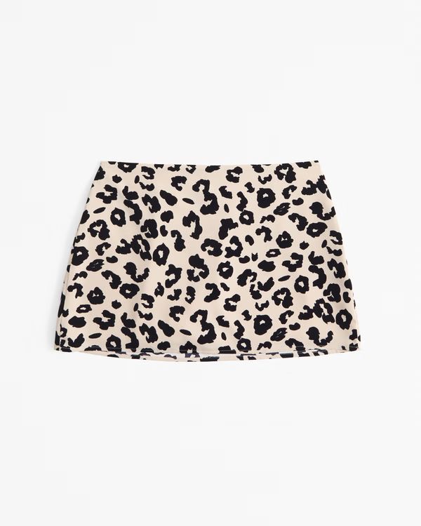 Women's Mid Rise Satin Mini Skort | Women's New Arrivals | Abercrombie.com | Abercrombie & Fitch (US)