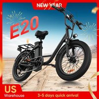 URLIFE 1000W E20 Electric Bike | 48V 13Ah Removable Battery, 20MPH, 20''X3"" Fat Tire, 7-Speed E-Bike with Dual Disc Brake | AliExpress (US)