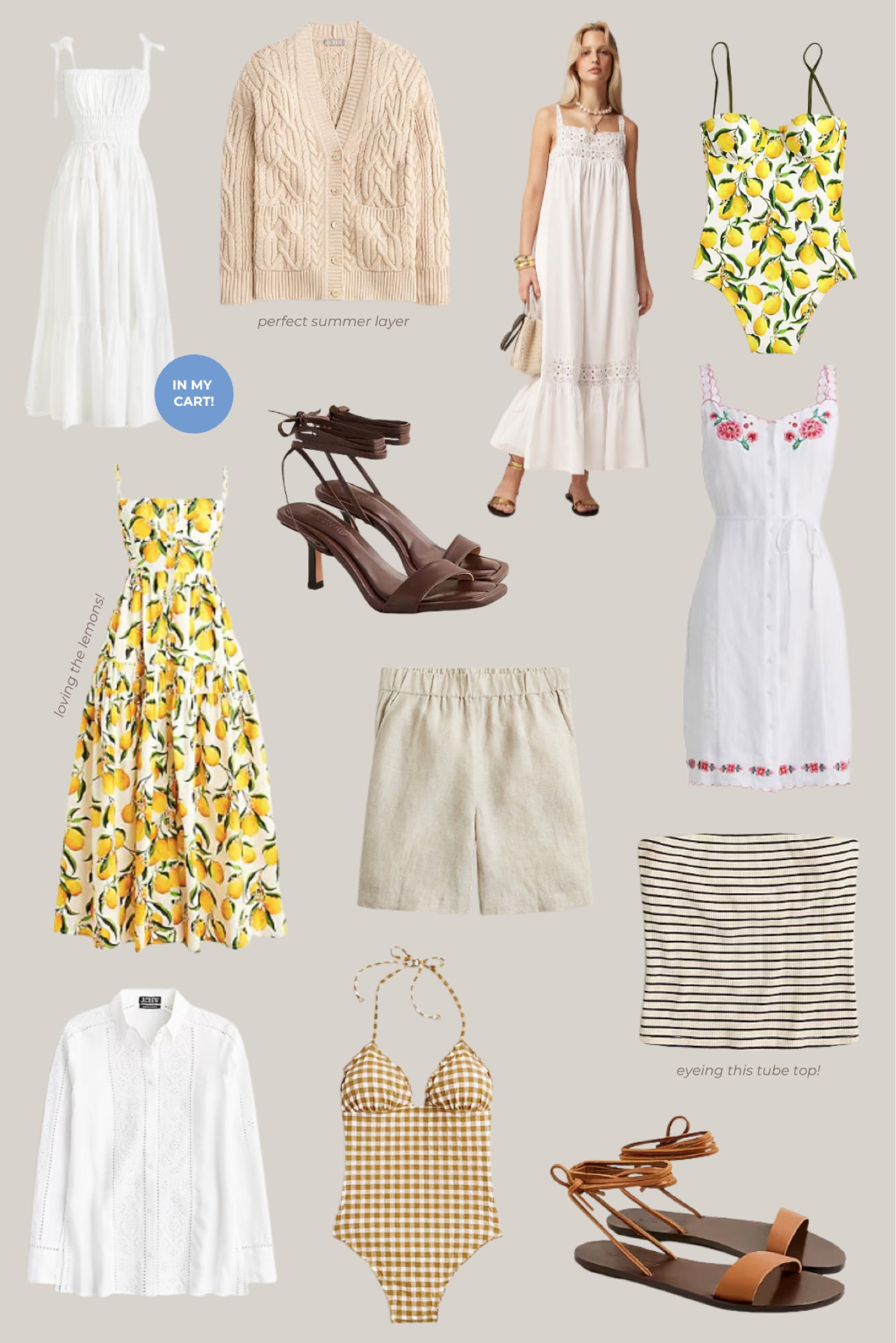 Loving these easy j.crew summer pieces 

#LTKSeasonal #LTKSwim #LTKShoeCrush