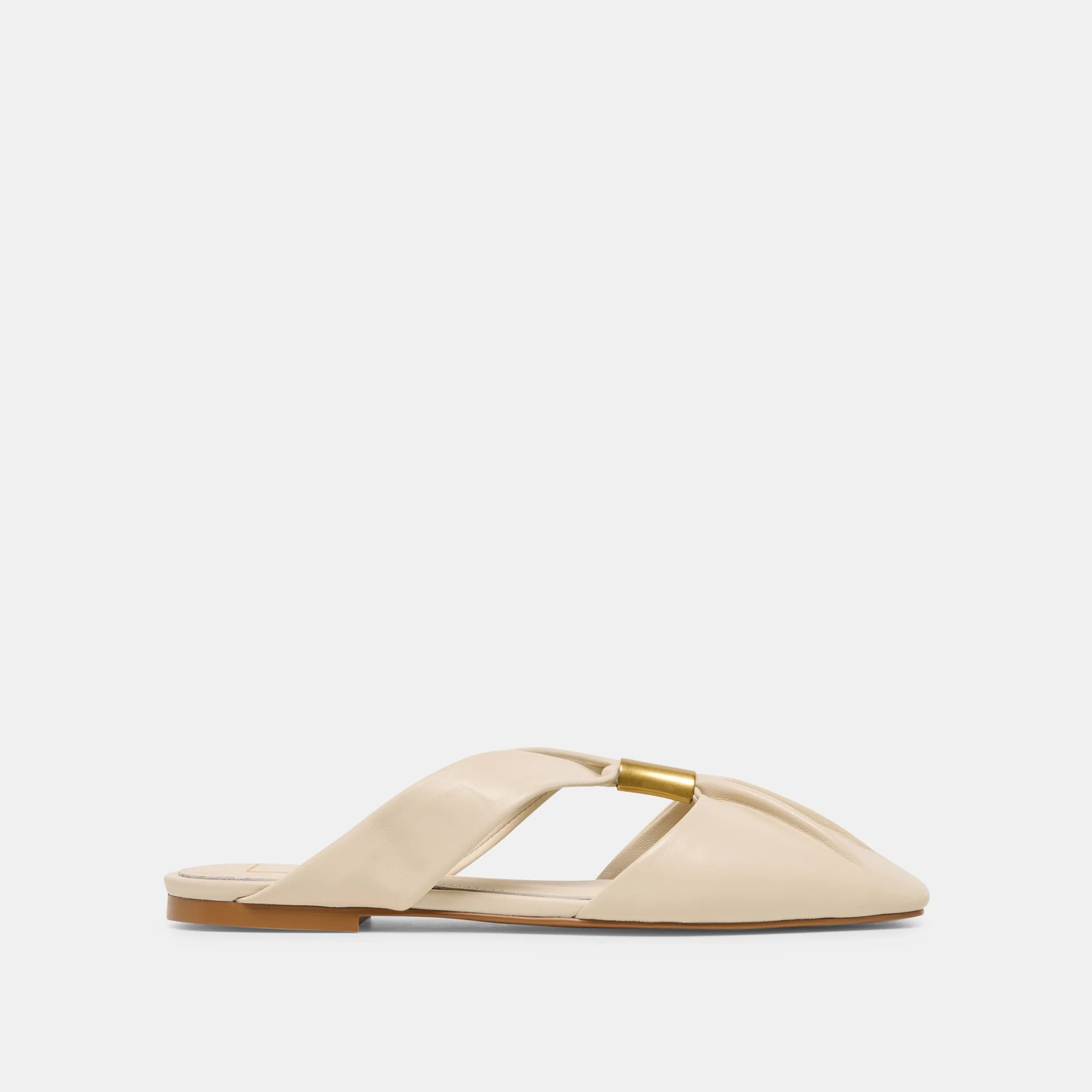 Franey White Leather Flats | Dolce Vita | DolceVita.com