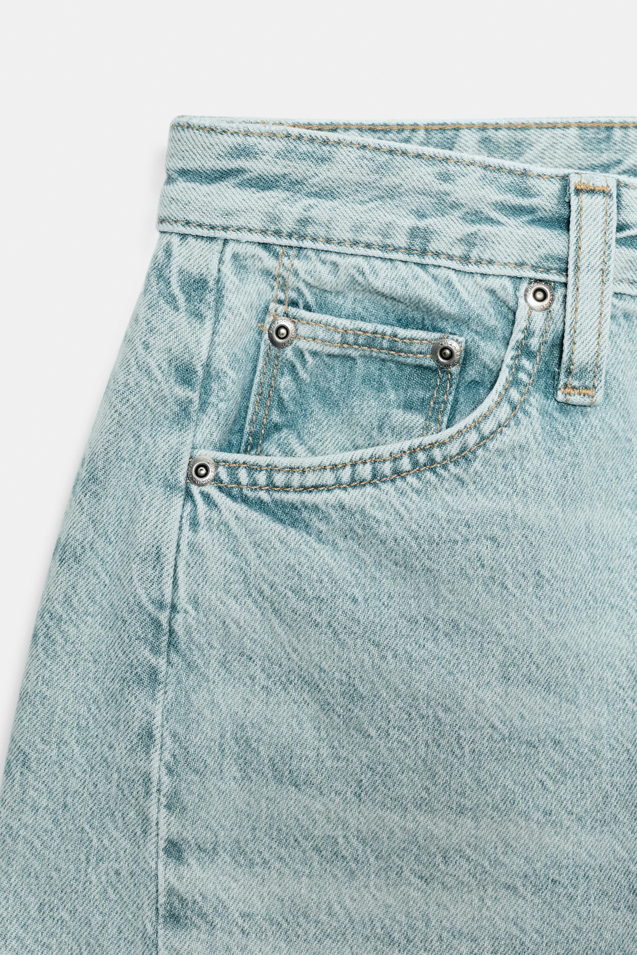 ZW COLLECTION MID-RISE RELAXED ANKLE JEANS | Zara UK